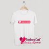 Slide To Unlock Heart Funny Geek Valentine's Love T-Shirt Pj