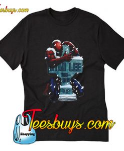Spider Man hug Stan Lee RIP T-Shirt Pj