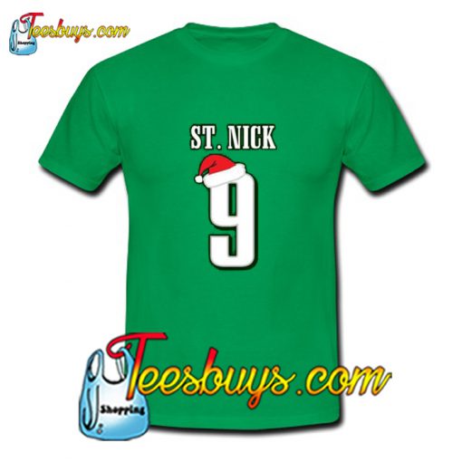 St Nick Foles 9 T-Shirt Pj