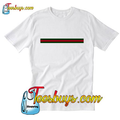 Striped Green And Red T-Shirt Pj