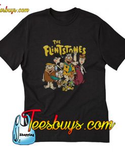 The Flintstones Family Fred and Barney Cartoon T-Shirt Pj