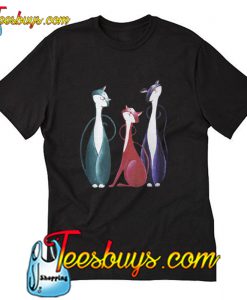 Three cats Gatos jealous T-Shirt