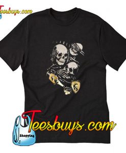 Trending White Skulls T-Shirt Pj