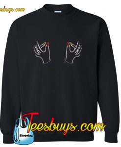 Twin Hand Boobs Sweatshirt Pj