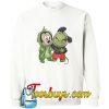 Wake The Baby Mickey Mouse And Baby Grinch Sweatshirt