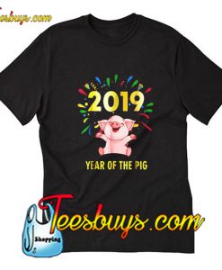 Year Of The Pig Shirt Happy New Year 2019 T-Shirt Pj