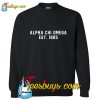 Alpha Chi Omega est 1885 Sweatshirt Pj