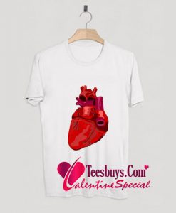 Anatomical Heart Valentines Funny Day Gift T-Shirt Pj