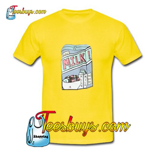 Box Cereal Milk T-Shirt Yellow Pj