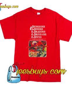 Dungeons &Diners & Dragons T-Shirt Pj