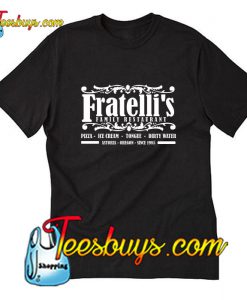 Fratelli's Family Restaurant Astoria Oregon T-Shirt Pj