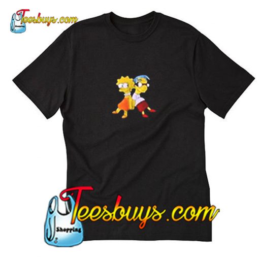 Lisa Simpson And Milhouse T-Shirt Pj