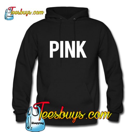 Pink Font Hoodie Pj