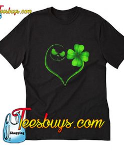 St Patrick’s day Jack Skellington Irish heart T-Shirt Pj