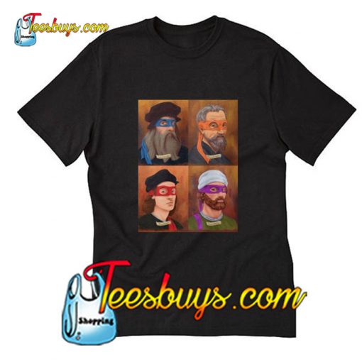 The Renaissance Ninja Artists T-Shirt Pj