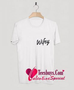 Wifey pocket logo T-Shirt Pj