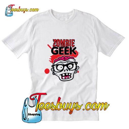 Zombie Geek Funny Cool Dork T-Shirt Pj