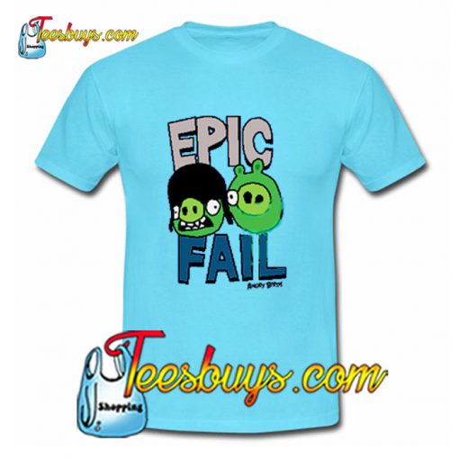 Epic Fail Angry Birds T-Shirt Pj