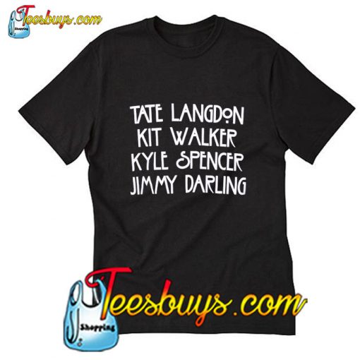 American Horror Story Tate Kit Kyle and Jimmy T-Shirt Pj