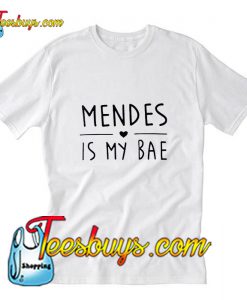 Carlie Mendes is My BAE Letter Print T-Shirt Pj