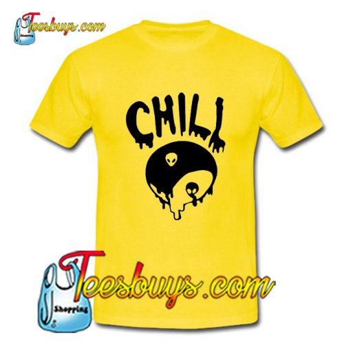 Chill alien ying yang T-Shirt Pj