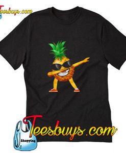 Dabbing Sunglasses Smile Pineapple T-Shirt Pj