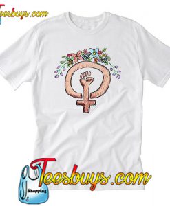 Feminist flower T Shirt Ez025