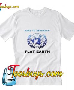 Flat Earth White T-Shirt Pj