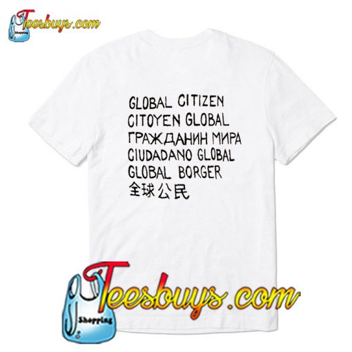 Ganni Global Citizen T-Shirt BACK Pj