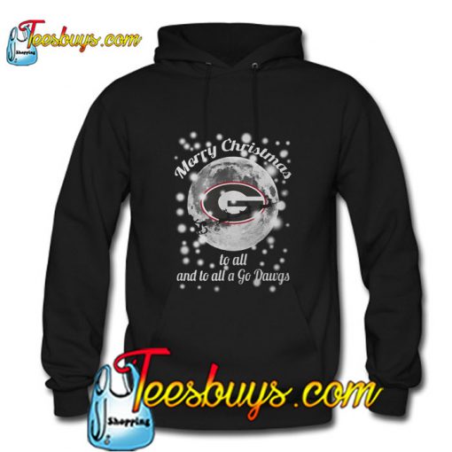 Georgia Bulldogs merry christmas to all and to all a go dawgs Hoodie Pj