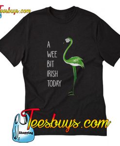 Green Flamingo – A Wee Bit Irish Today T-Shirt Pj