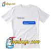 I Love Shawn Mendes iMessage T-Shirt Pj