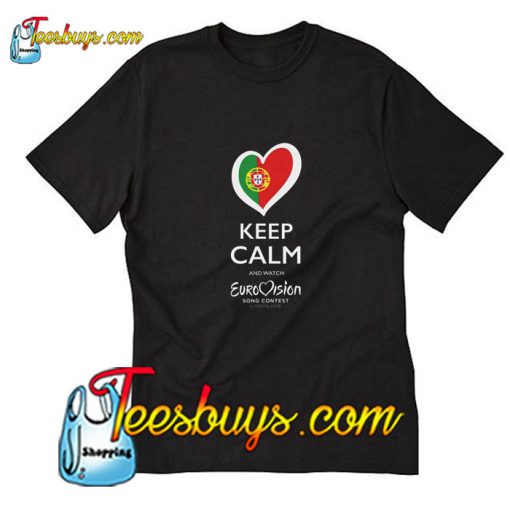 Keep Calm and Watch Eurovision T-Shirt Pj