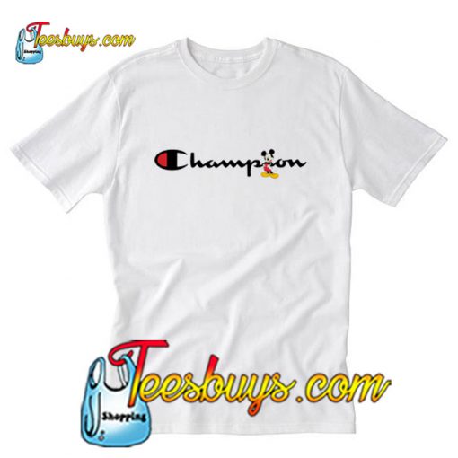 Mickey Mouse X Champion Parody T-Shirt Pj