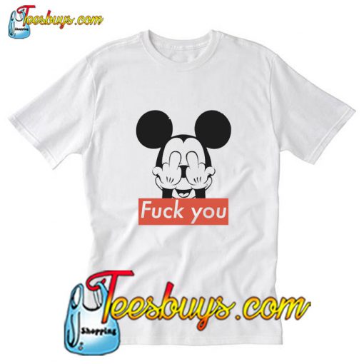 Mickey Mouse fuck you T-Shirt Pj