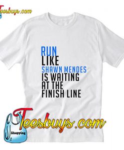 Run Like Shawn Mendes Merch T-Shirt Pj