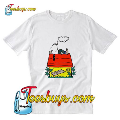 Snoop Dogg Snoopy Smoking T-Shirt Pj