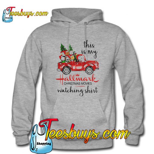 Snoopy It’s a Hallmark Christmas movies Coors Light kind of day Hoodie Pj