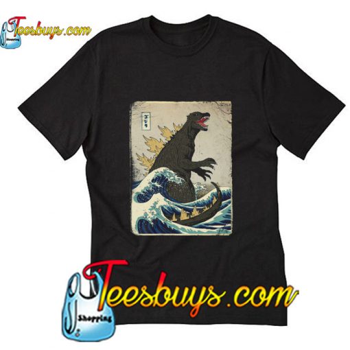 The Great Godzilla off Kanagawa T-Shirt Pj