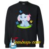 Cute Blue Elephant Sweatshirt SL