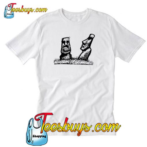 Easter Island Statues T-shirt-SL