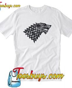 Floral Wolf Game Of Thrones T-Shirt-SL