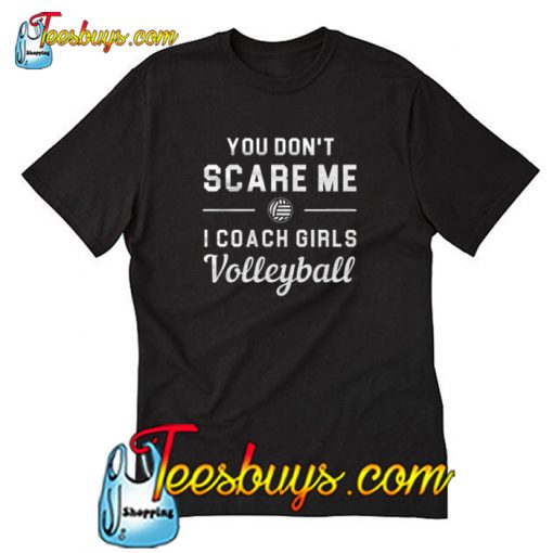 Girls Volleyball Coach T-Shirt-SL