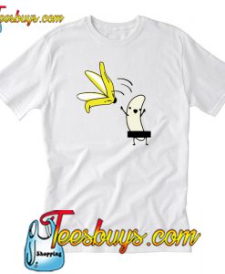 Plus Banana Print Tee T Shirt SL