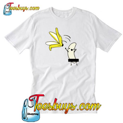 Plus Banana Print Tee T Shirt SL