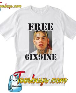 This Free Tekashi 6ix9ine Mugshot T Shirt-SL