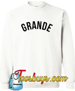 Ariana Grande White Sweatshirt-SL