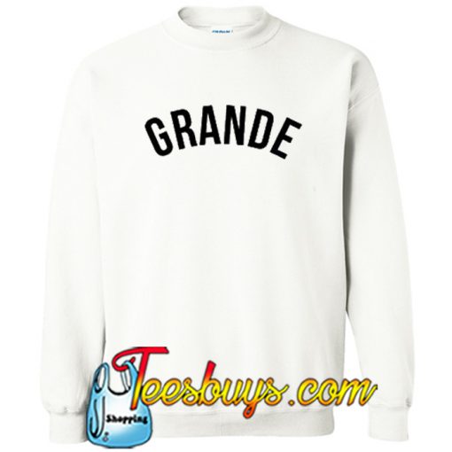 Ariana Grande White Sweatshirt-SL