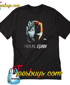 House Stark Direwolf Iron Man T-Shirt-SL