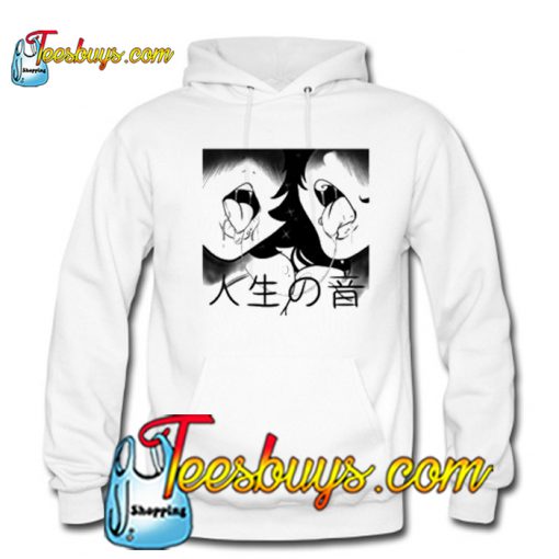 Japanese Erotic Hentai Lewd For Life Drooling Anime Girls Hoodie-SL